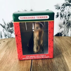 Kurt Adler YORKSHIRE TERRIER 2.5" Dog Ornament